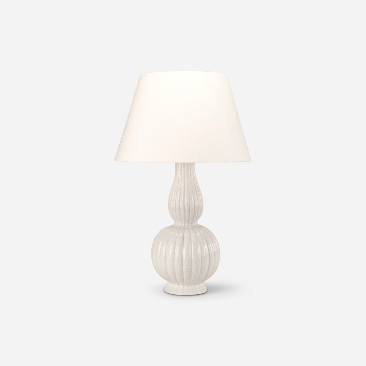 White double gourd on sale table lamp