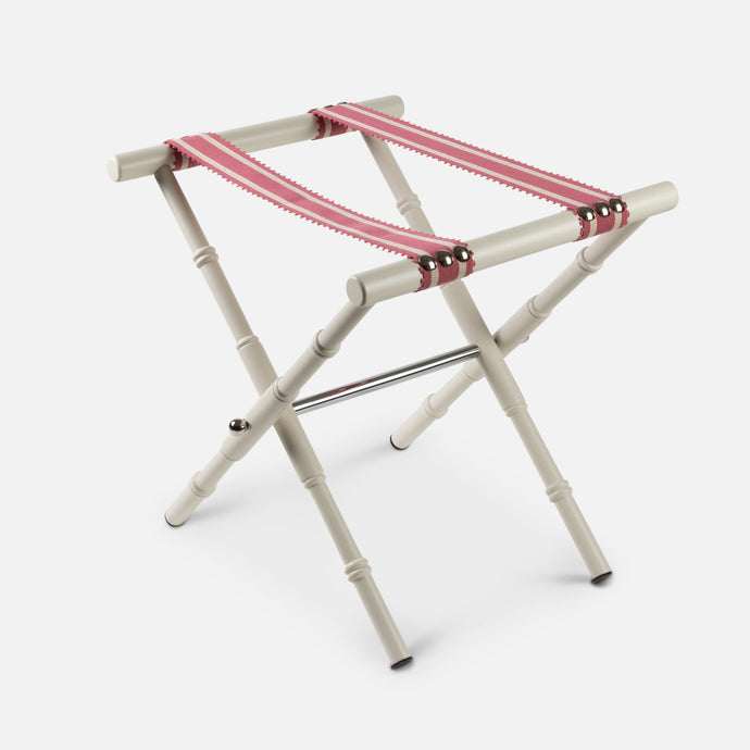 Luggage rack - Pink picot