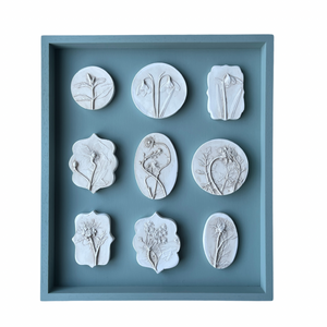 Imprint Casts: Framed Intaglios Aquatic