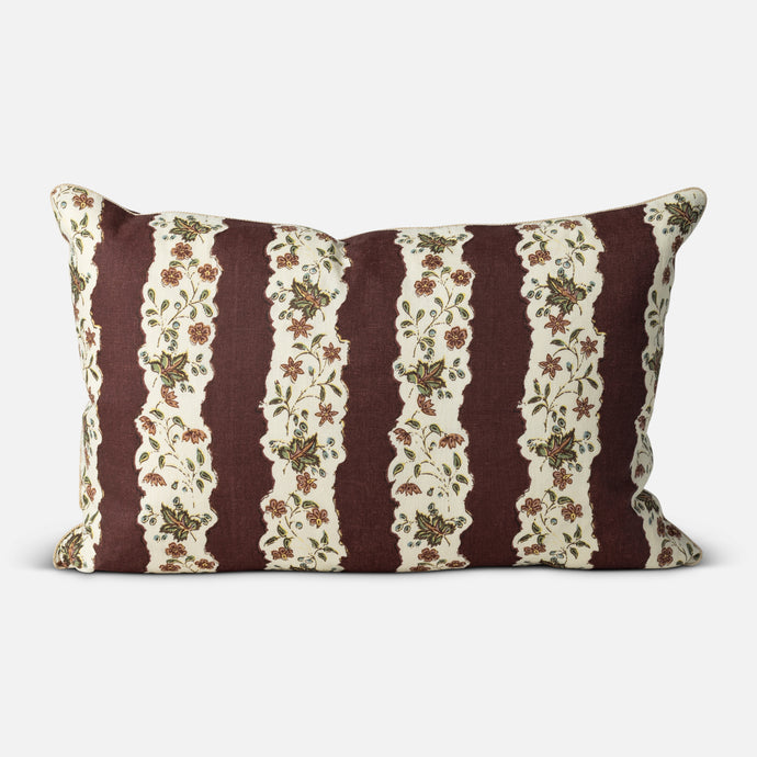 Red Oak Stripe cushion