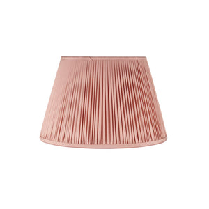 Pleated silk shade in Dusty Pink 18"